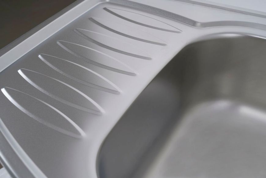 Кухонна мийка з нержавіючої сталі Platinum САТИН 7851 (0,8/180 мм) 11453 фото