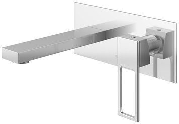 Смеситель для раковины (умывальника) KOHLMAN ROXIN CHROME + BOX скрытого монтажа QW188U фото