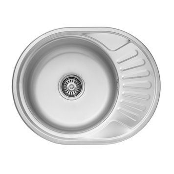 Кухонна мийка Kroner KRP Dekor - 5745 (0.6 мм) CV022771 фото