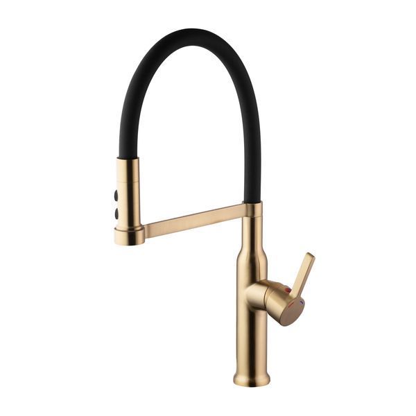 Смеситель для кухни Kroner KRP Ersel - GBG03112BLK CV035577 фото