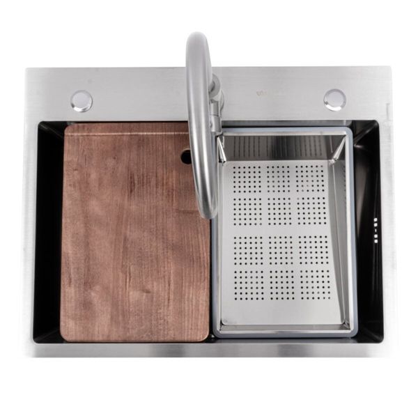CM 64*50B Кухонна мийка нержавійка (Work station) Valeso Handmade 50198 фото