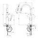 Набор смесителей Kroner Makon-C060 + смеситель Makon-C030-T+ смеситель Makon-C010 CVS30155 фото 11