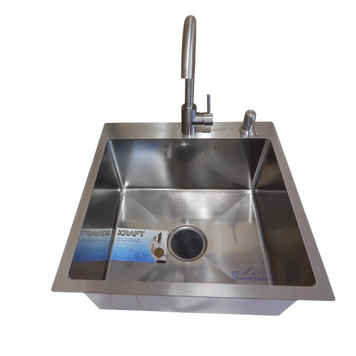 &nbsp;Комплект кухонної мийки Kraft KRF 5050 decor (3.0/1.0 мм) S3543 фото