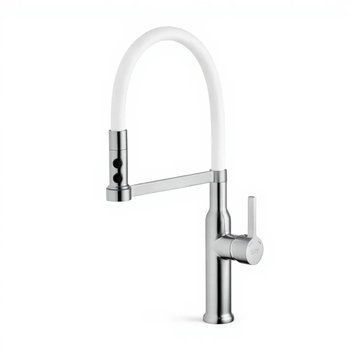 Змішувач для кухні з гнучким виливом Pllen&oacute; Lazio WHI16 spazzolato ST430016 фото