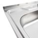 Кухонна мийка з нержавіючої сталі Platinum ДЕКОР 5050 (0,7/160 мм) 11652 фото 6