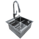 Комплект кухонной мойка Kraft KRF 5050 decor (3.0/1.0 мм) S3644 фото 2