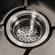 Кухонна мийка 75*45D PVD чорна Platinum Handmade "ВОДОСПАД" декор 40403 фото 6