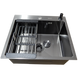 Кухонна мийка Kraft HM 50х50 NANO BLACK PVD (3.0/1.0 мм) SМ480 фото 1