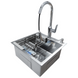 Комплект кухонной мойка Kraft KRF 5050 decor (3.0/1.0 мм) S3644 фото 3