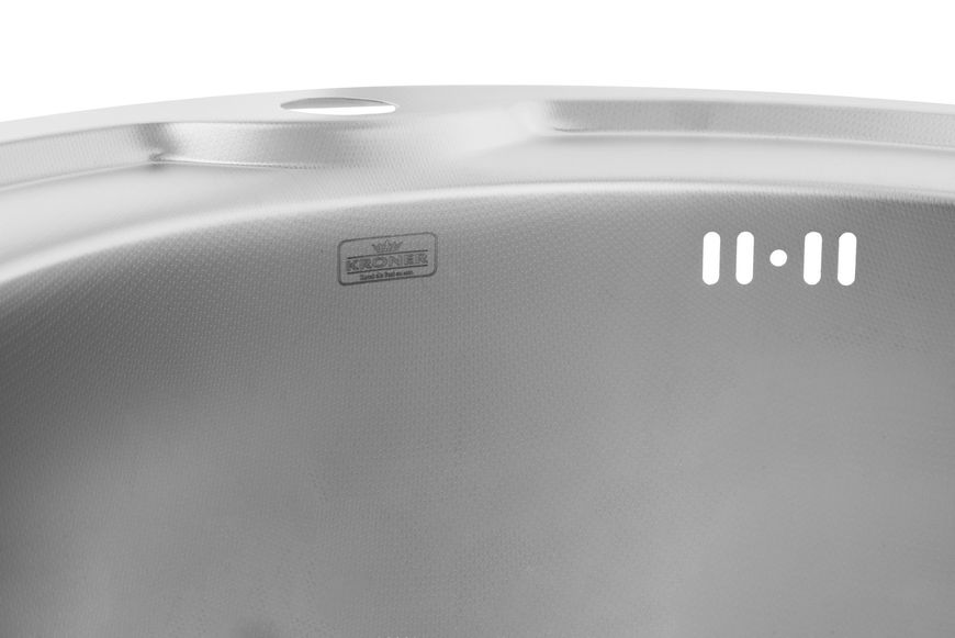 Кухонна мийка Kroner KRP Dekor - 510 (0.6 мм) CV022767 фото