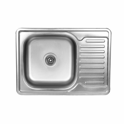 Кухонна мийка з нержавіючої сталі Platinum 7050 САТИН (0,8/180 мм) 11483 фото
