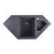 Гранитная мойка для кухни Platinum 9950 PANDORA матовая Микс 3681 фото 1